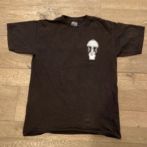 Best Skate Co. Middle-finger with umbrella.